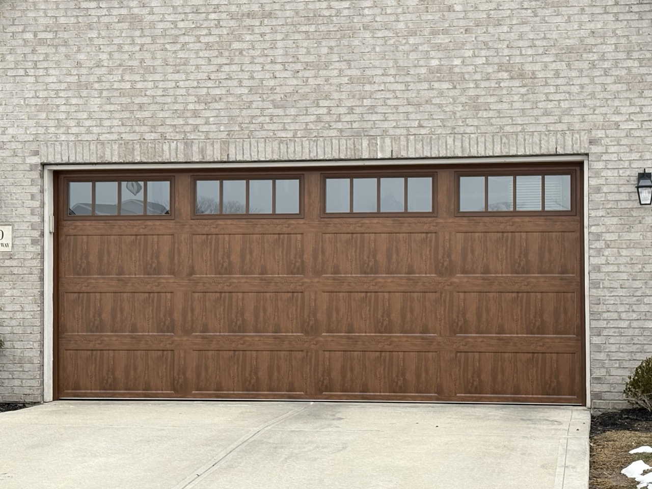 Raised-Panel Door — Gray Brick